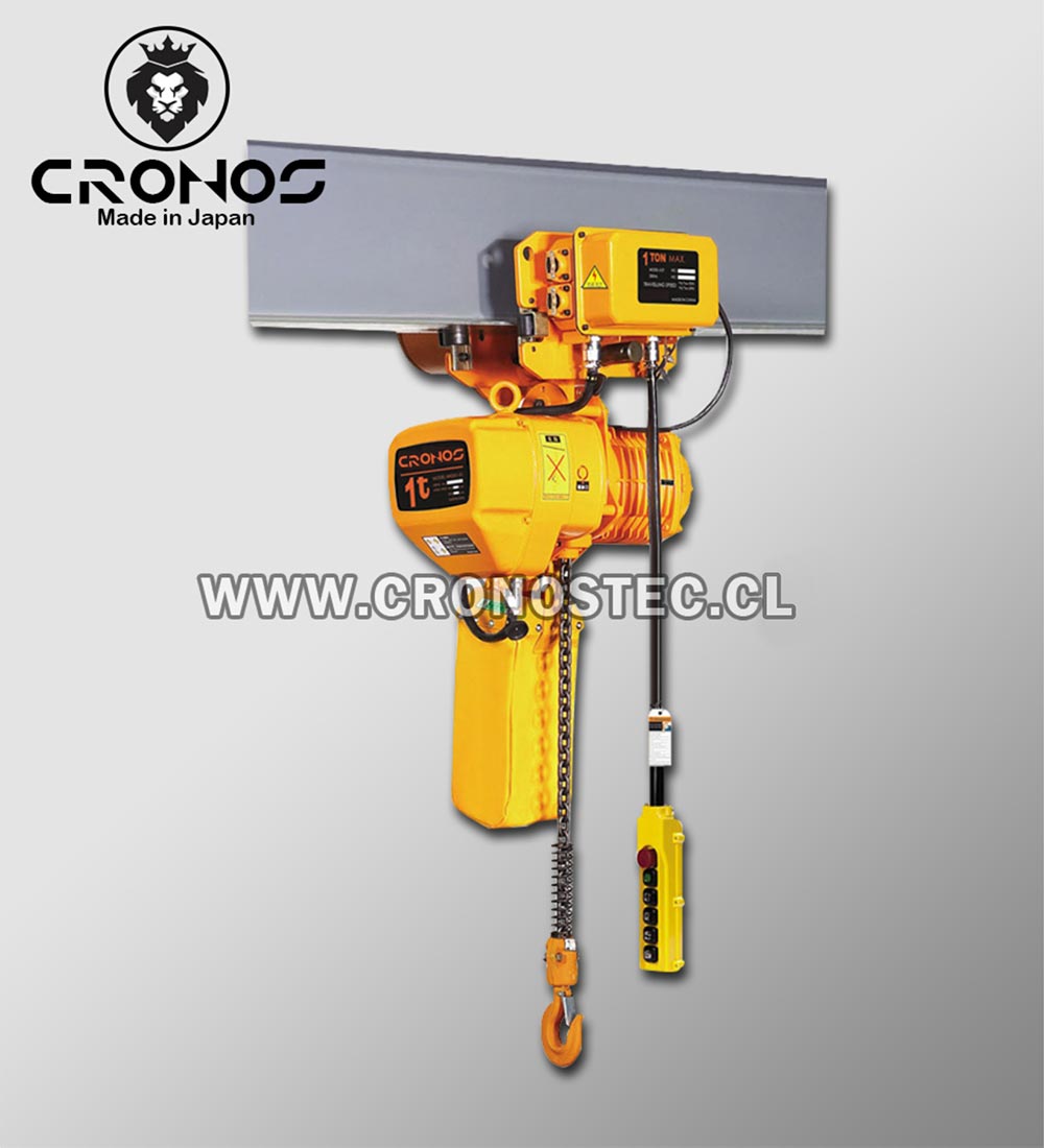 Tecle Eléctrico Con Trolley 1 Ton