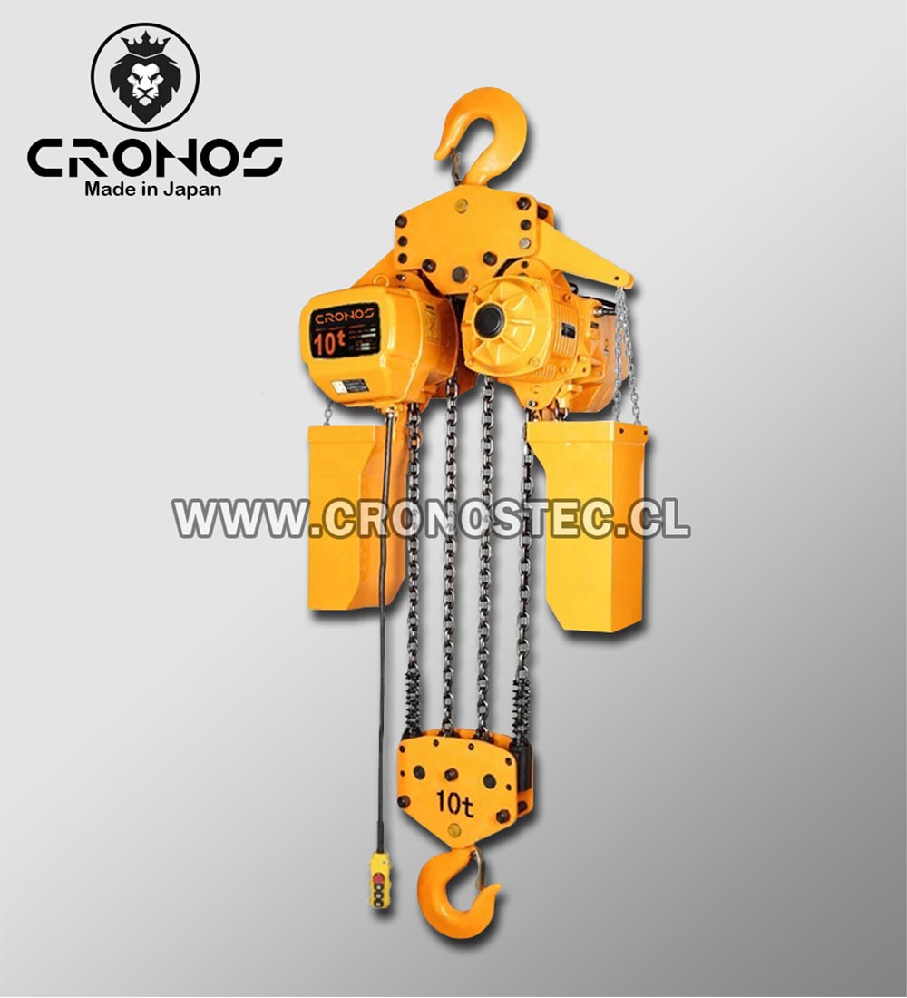 Tecle Gancho Suspensión 10 Ton